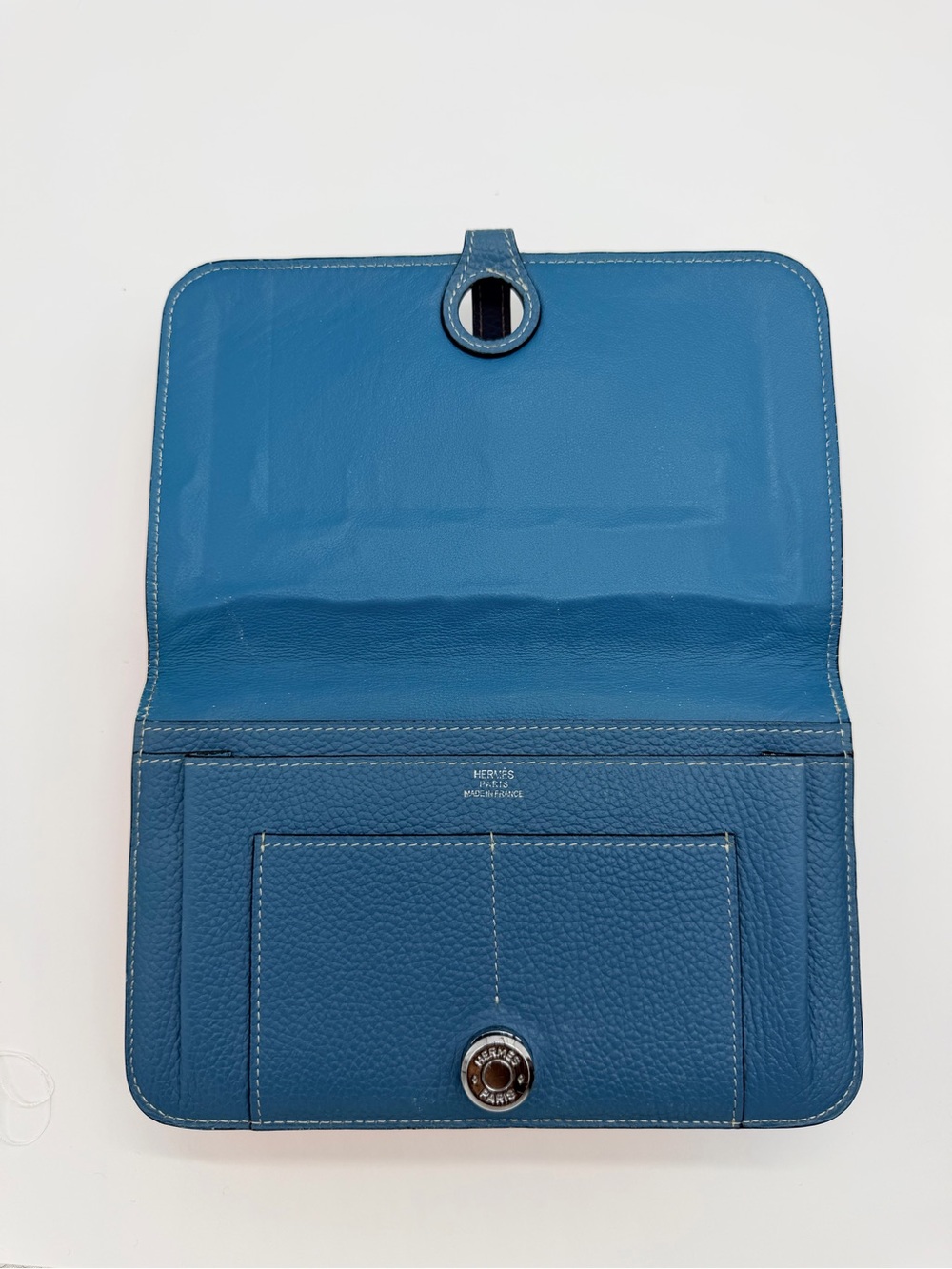 Hermes Dugon Blue Wallet💝💝💝 - Picture 6 of 9